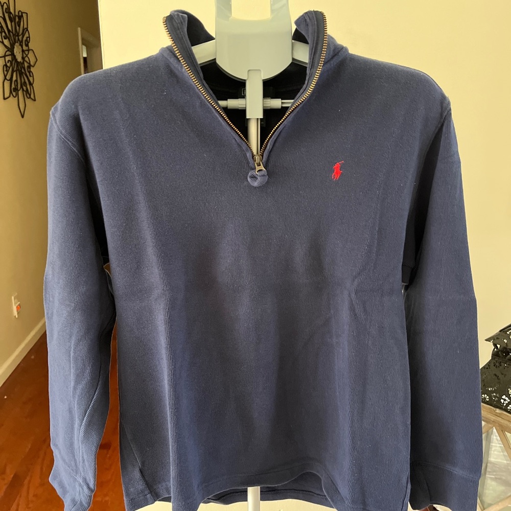Boys Ralph Lauren Polo 1/4- Zip Pullover, Size XL(18-20)